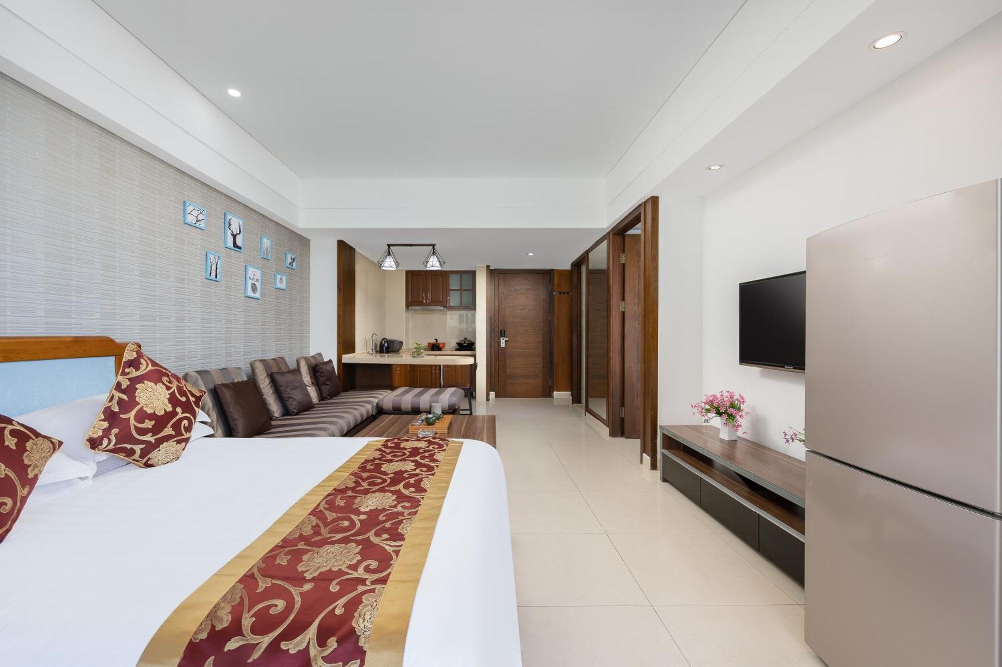 Sanya Sun And Sea Gueshouse Aparthotel Exteriör bild